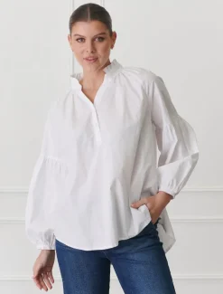 Shirts And Tops*Zjoosh Kell Shirt White