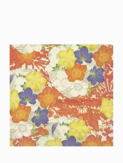 Disposable Napkins*3rd Party Other Kimono Flowers Lunch Napkins 20pk