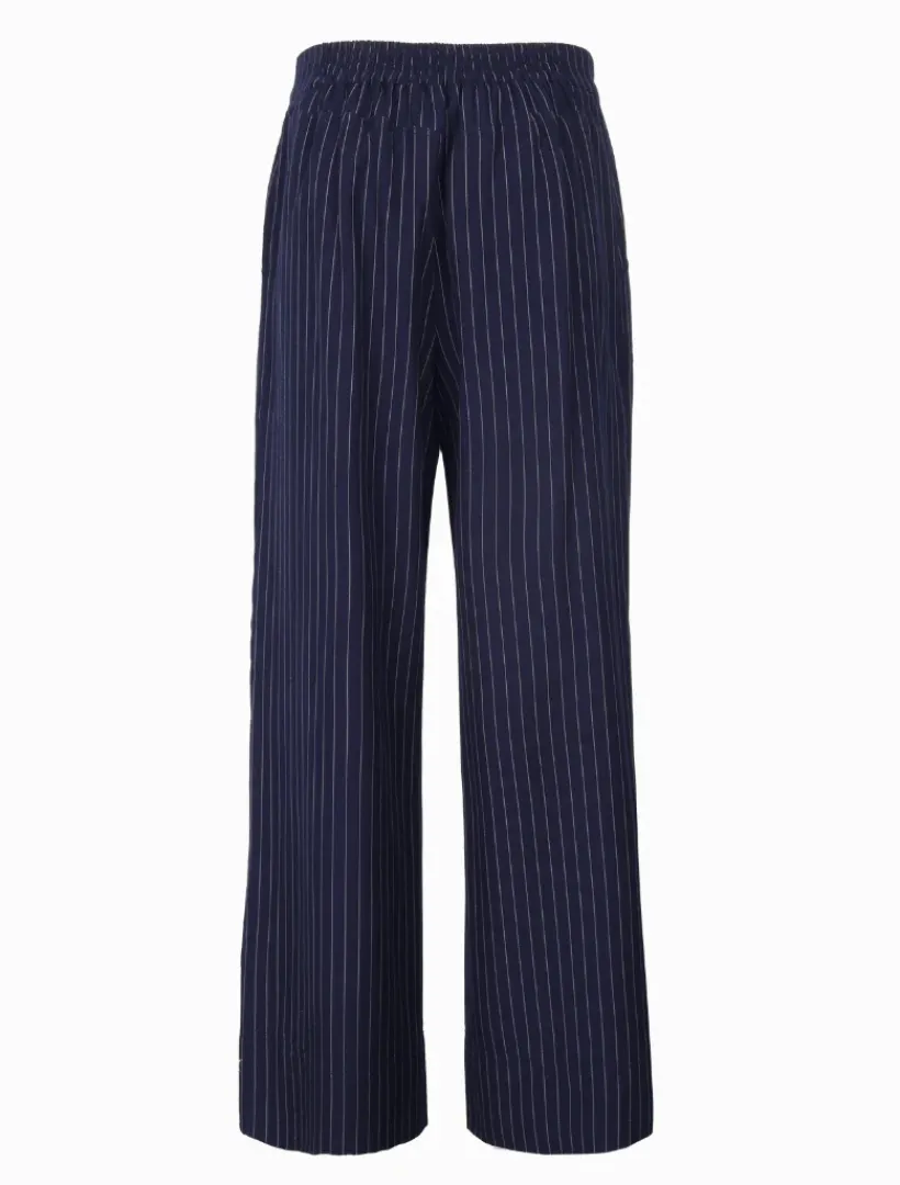 Pants*Zjoosh Kirsty Chalk Striped Pant Navy