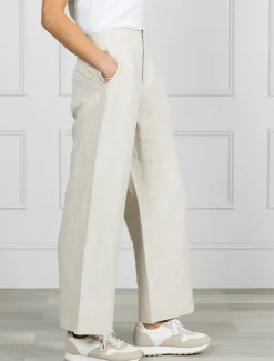 Pants*Zjoosh Kirsty Linen Pant - FINAL SALE Oatmeal