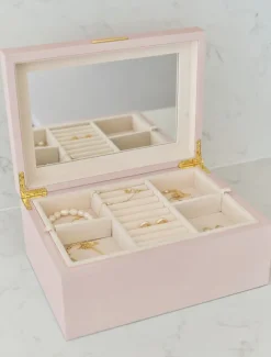 Jewellery Storage|Jewellery And Trinket Boxes*Zjoosh Lacquered Jewellery Box Large Pink