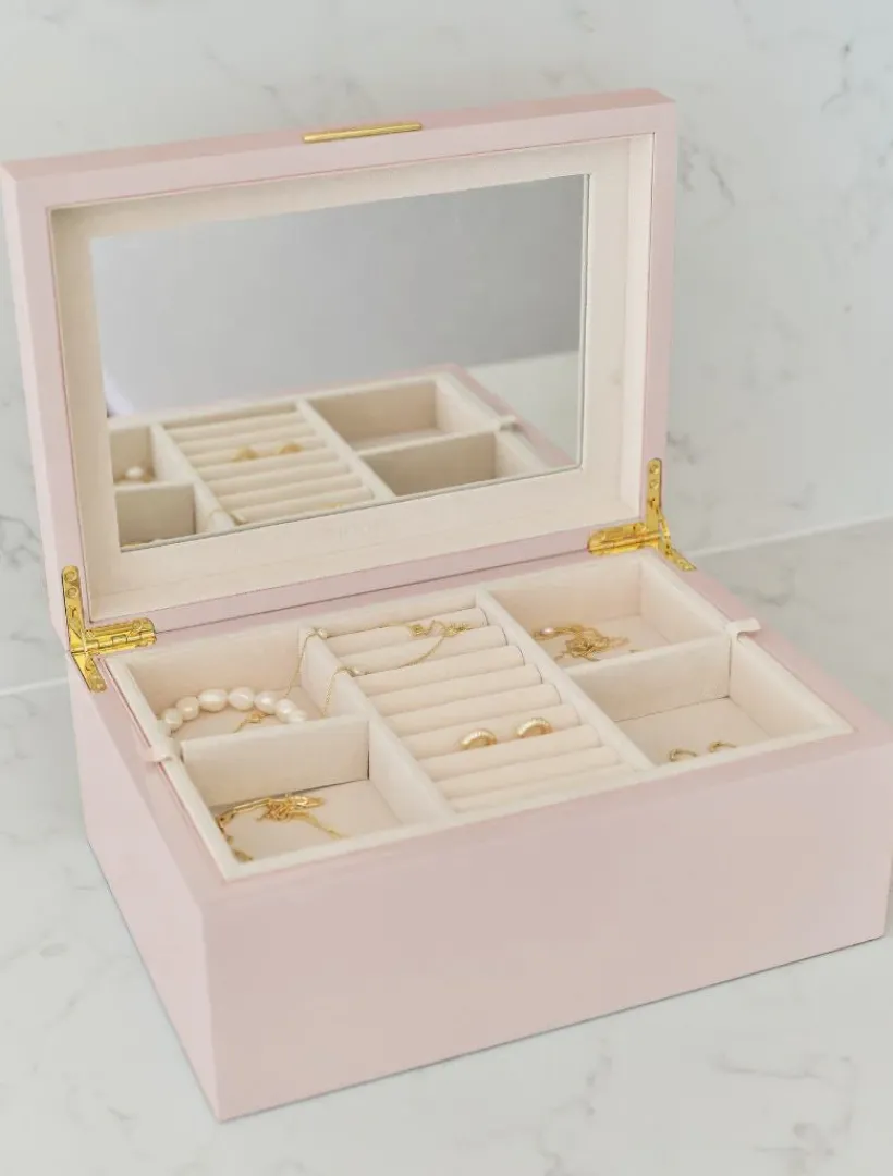 Jewellery Storage|Jewellery And Trinket Boxes*Zjoosh Lacquered Jewellery Box Large Pink