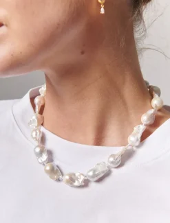 Pearl Jewellery|Necklaces*Zjoosh Large Baroque Pearl Necklace