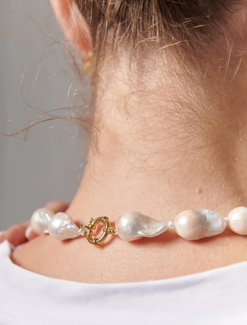 Pearl Jewellery|Necklaces*Zjoosh Large Baroque Pearl Necklace