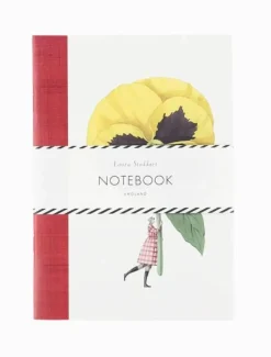 Stationery*3rd Party Other Laura Stoddart In Bloom A5 Notebook Pansy Carnation