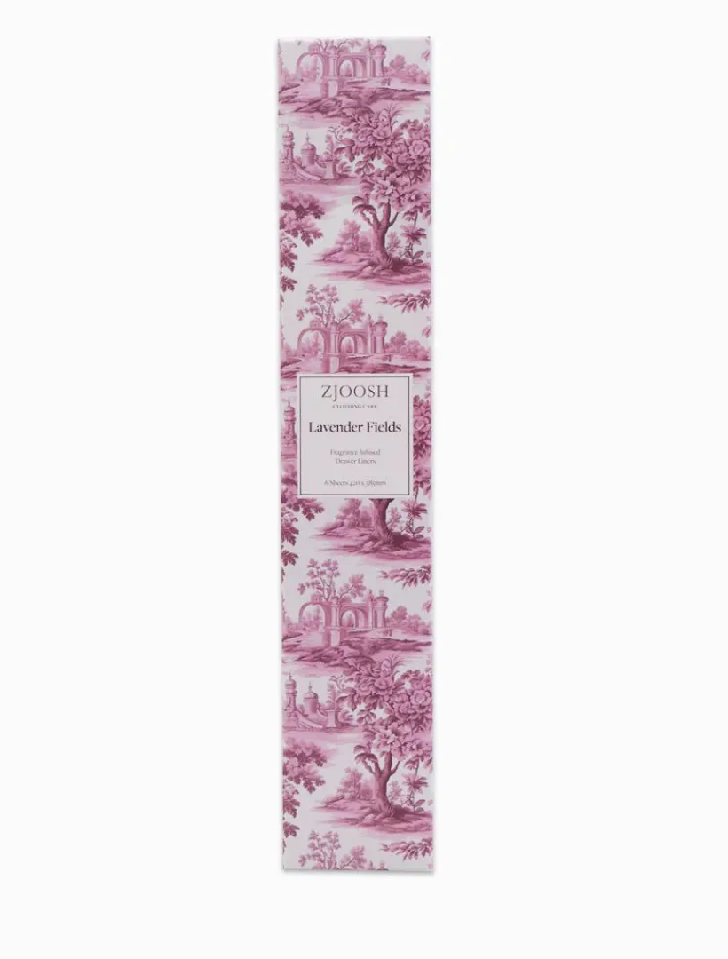 Zjoosh Clothing Care|Drawer Liners And Clothing Protectors*Zjoosh Lavender Fields Drawer Liners