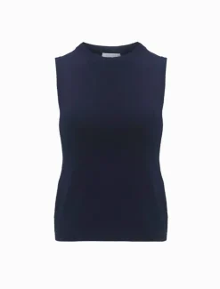 Knits And Jumpers*Zjoosh Layla Knit Tank - FINAL SALE Navy