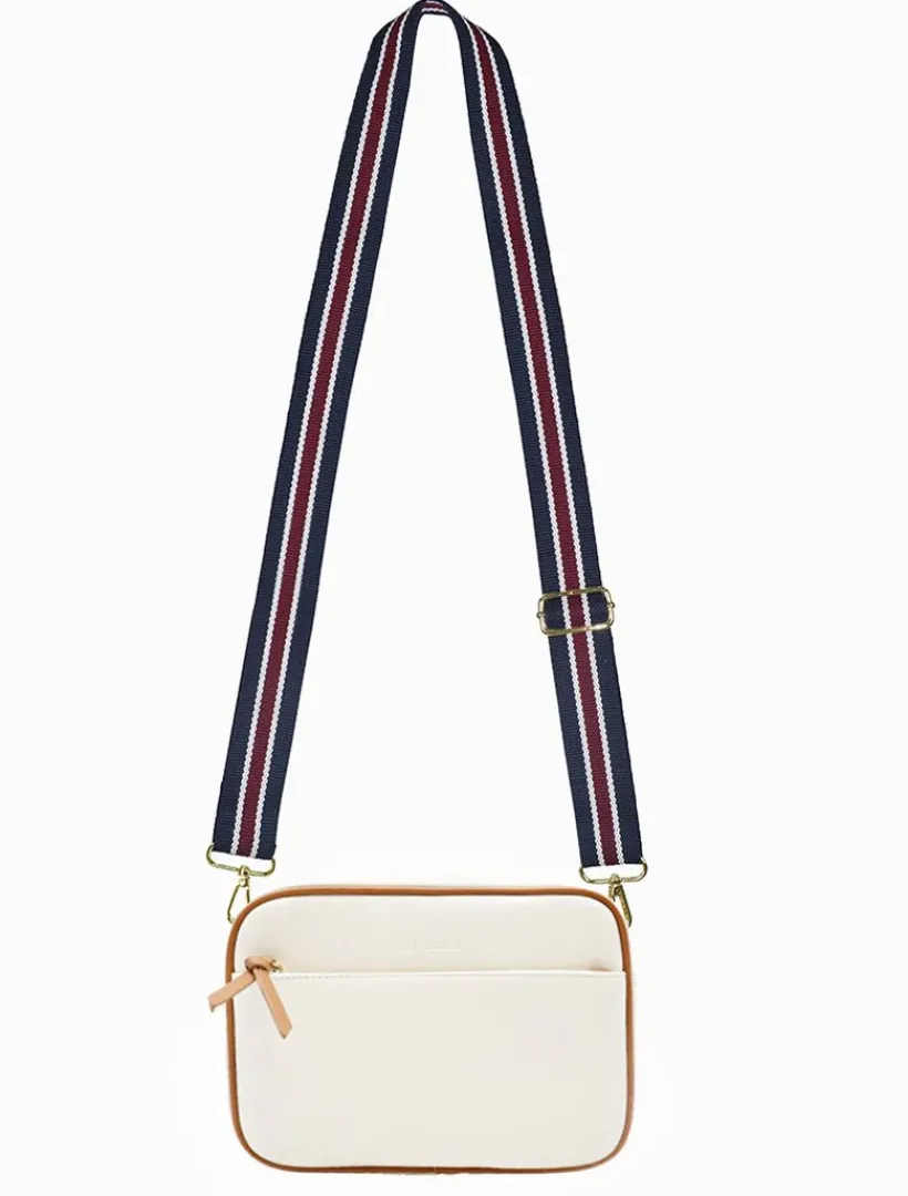 Cross Body Bags*Zjoosh Leah Canvas Cross Body Bag White