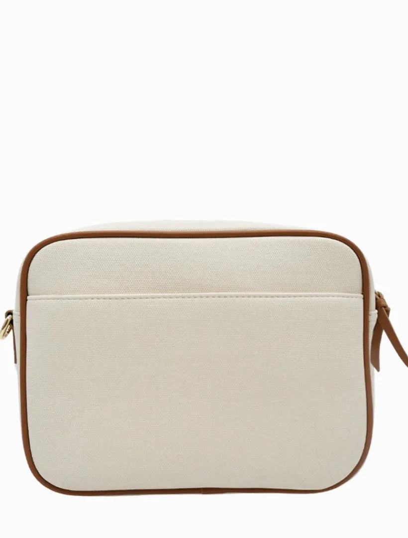 Cross Body Bags*Zjoosh Leah Canvas Cross Body Bag White