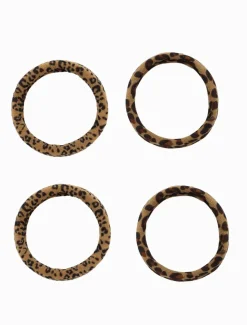 Hats & Hair Accessories*Zjoosh Leopard Hair Ties Set of 4
