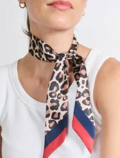 Fashion Scarves|Scarves*Zjoosh Leopard Narrow Scarf