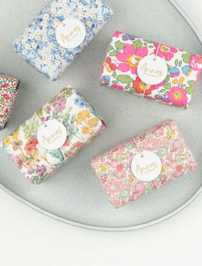 Soap Bars*3rd Party Other Liberty Fabric Wrapped Soap