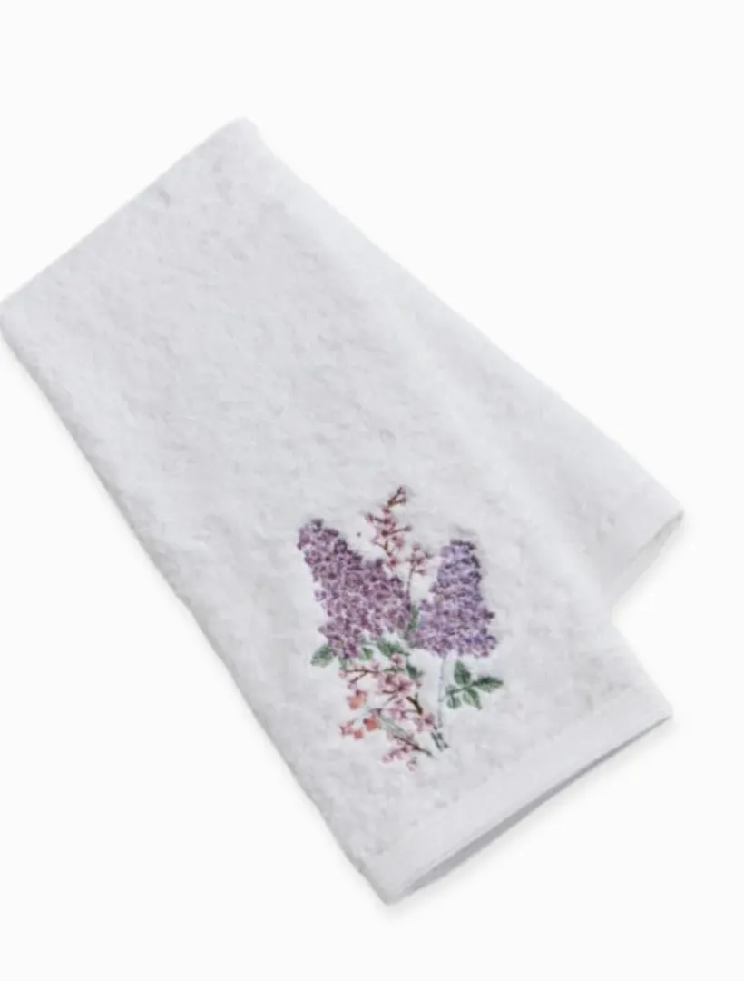 Towels*3rd Party Other Lilac Bouquet Hand Towel