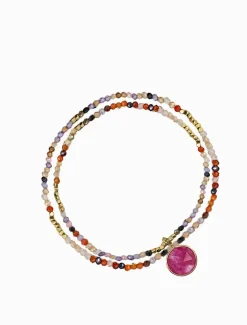 Bangles And Bracelets*Zjoosh Lilac Summer Bracelet
