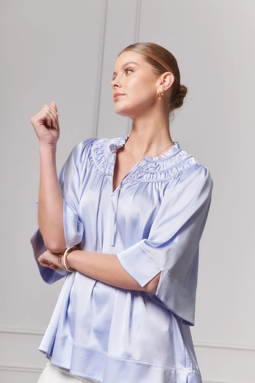 Shirts And Tops*Zjoosh Lillibet Top - FINAL SALE Blue