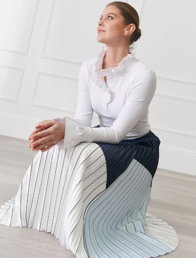 Skirts*Zjoosh Lily Pleat Skirt Multi Coloured MultiColoured