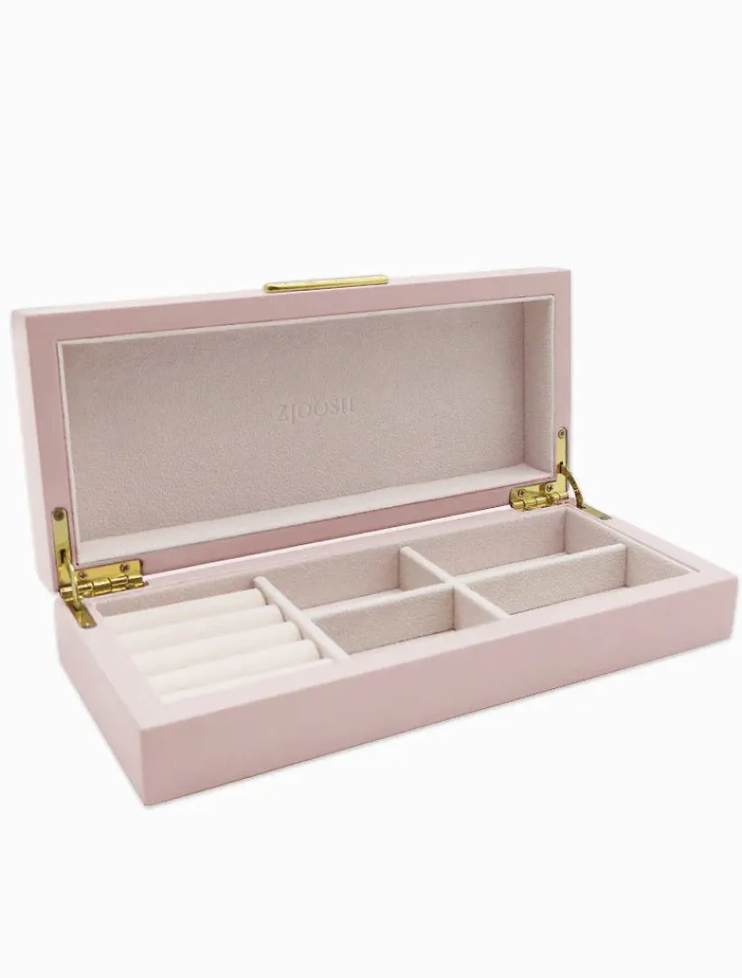 Jewellery Storage|Jewellery And Trinket Boxes*Zjoosh Long Lacquered Jewellery Box Pink