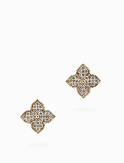 Earrings|Gold Jewellery*Zjoosh Lotus Studs Gold