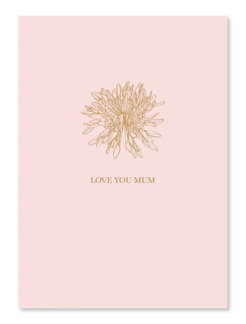 Stationery*Zjoosh Love You Mum Flower Card