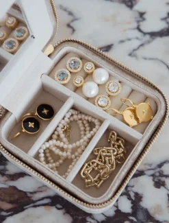 Lucienne - Zjoosh Premium|Earrings*Zjoosh Lucienne Enamel and Crystal Hook Earring Black
