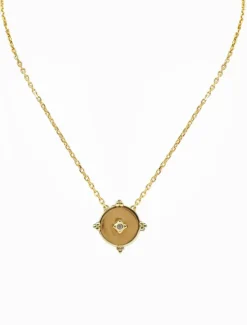 Lucienne - Zjoosh Premium|Necklaces*Zjoosh Lucienne Gold and Crystal Pendant
