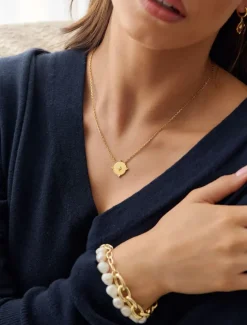 Lucienne - Zjoosh Premium|Necklaces*Zjoosh Lucienne Gold and Crystal Pendant