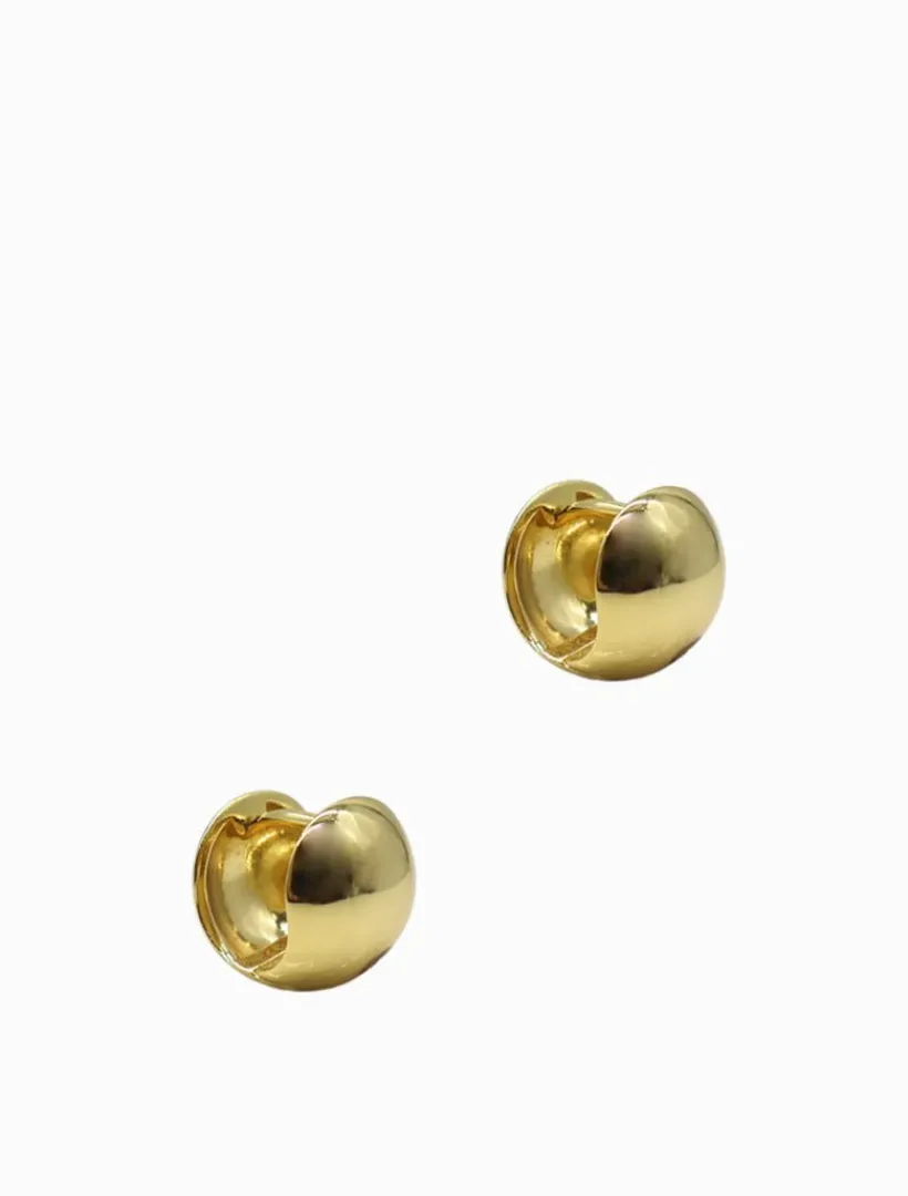 Lucienne - Zjoosh Premium|Earrings*Zjoosh Lucienne Gold Ball Huggies