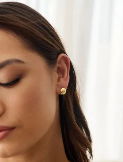 Lucienne - Zjoosh Premium|Earrings*Zjoosh Lucienne Gold Ball Huggies