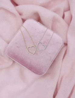 Lucienne - Zjoosh Premium|Necklaces*Zjoosh Lucienne Open Heart Necklace Gold