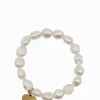 Lucienne - Zjoosh Premium|Pearl Jewellery*Zjoosh Lucienne Pearl Bracelet with Heart Disk