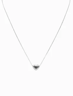 Lucienne - Zjoosh Premium|Necklaces*Zjoosh Lucienne Tiny Heart Necklace Rhodium