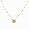 Lucienne - Zjoosh Premium|Necklaces*Zjoosh Lucienne White Crystal Surround Pendant