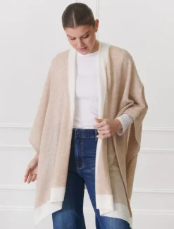 Knits And Jumpers*Zjoosh Luna Travel Wrap Oatmeal