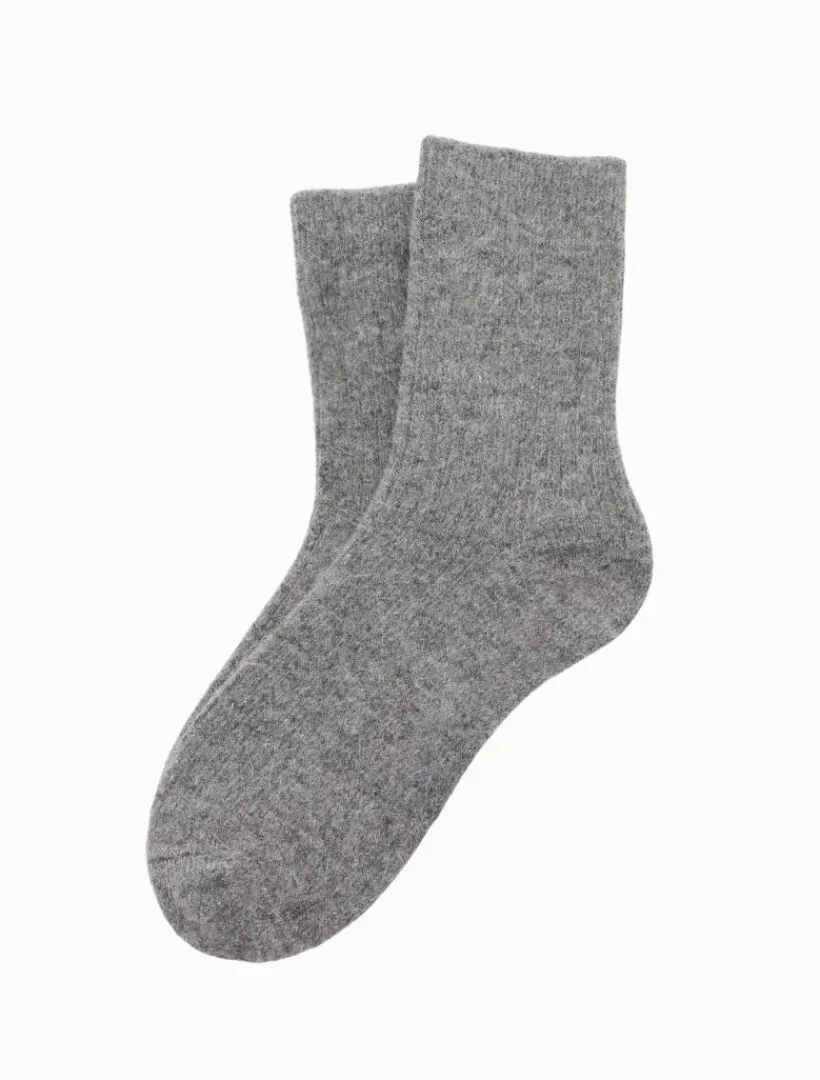 Bed Socks*Zjoosh Luxurious Wool Blend Socks Grey