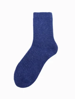 Bed Socks*Zjoosh Luxurious Wool Blend Socks Blue
