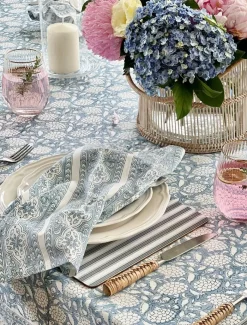 Table Linen*Zjoosh Majorelle Napkin Set of 4 45cm x 45cm Blue