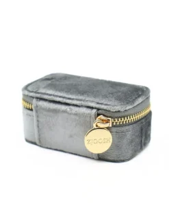 Jewellery Storage|Jewellery And Trinket Boxes*Zjoosh Mini Velvet Jewellery Case Silver