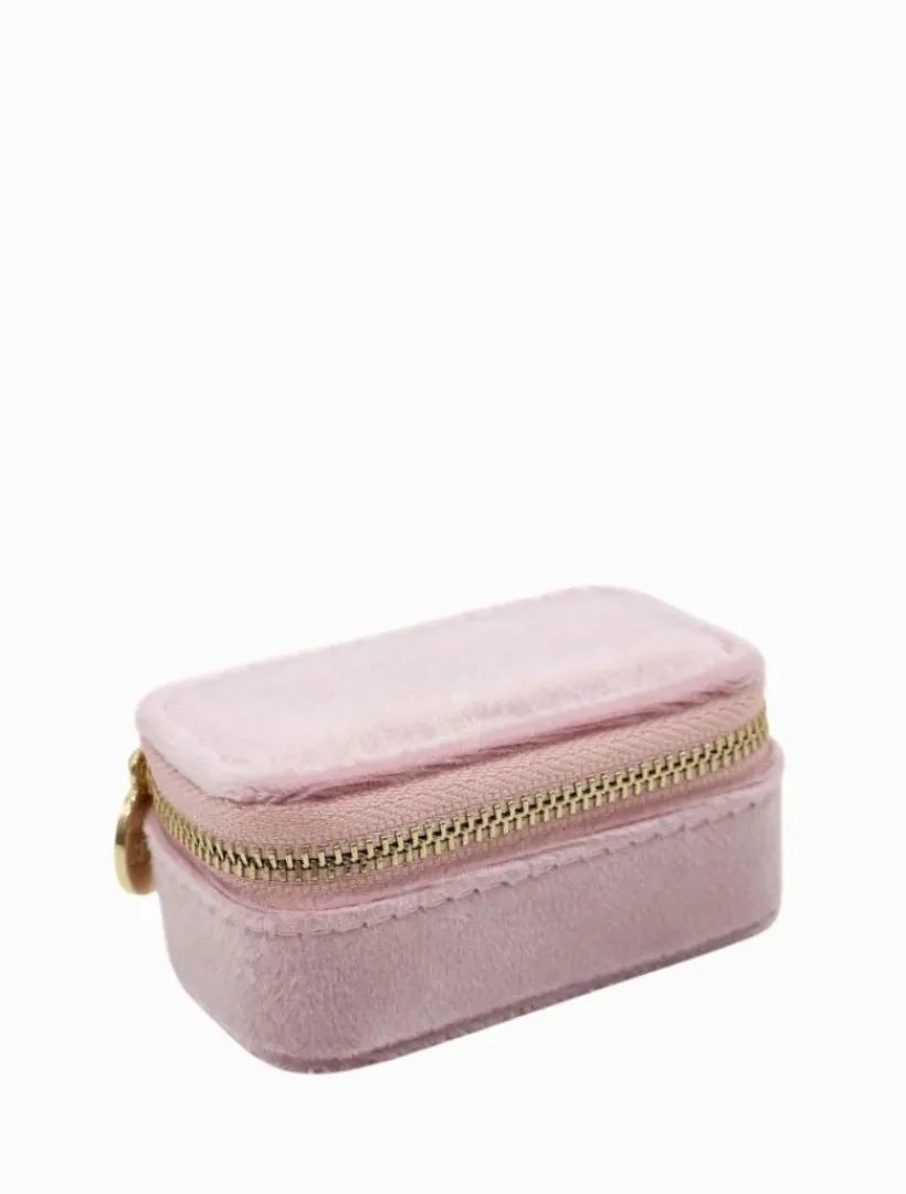 Jewellery Storage|Jewellery And Trinket Boxes*Zjoosh Mini Velvet Jewellery Case Pink