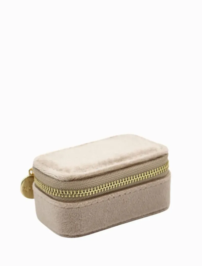 Jewellery Storage|Jewellery And Trinket Boxes*Zjoosh Mini Velvet Jewellery Case Champagne