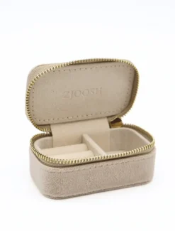 Jewellery Storage|Jewellery And Trinket Boxes*Zjoosh Mini Velvet Jewellery Case Champagne