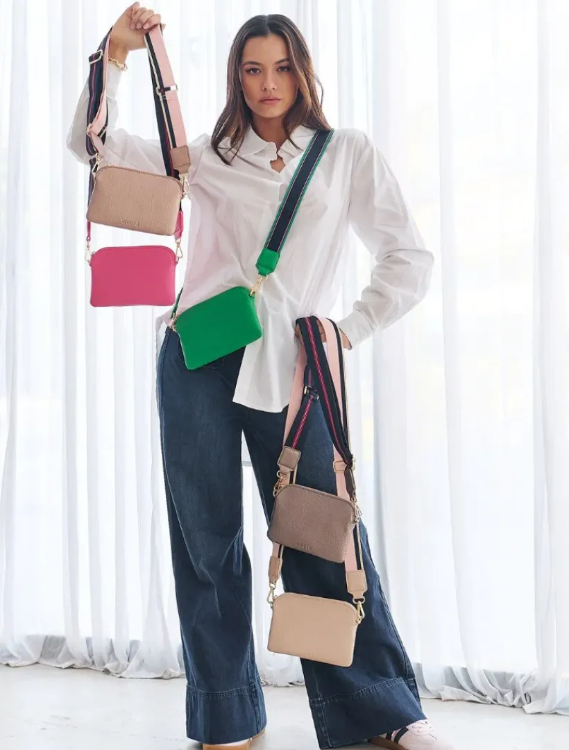 Wallets And Purses|Cross Body Bags*Zjoosh Missy Hugo Cross Body Bag Bright Pink BrightPink