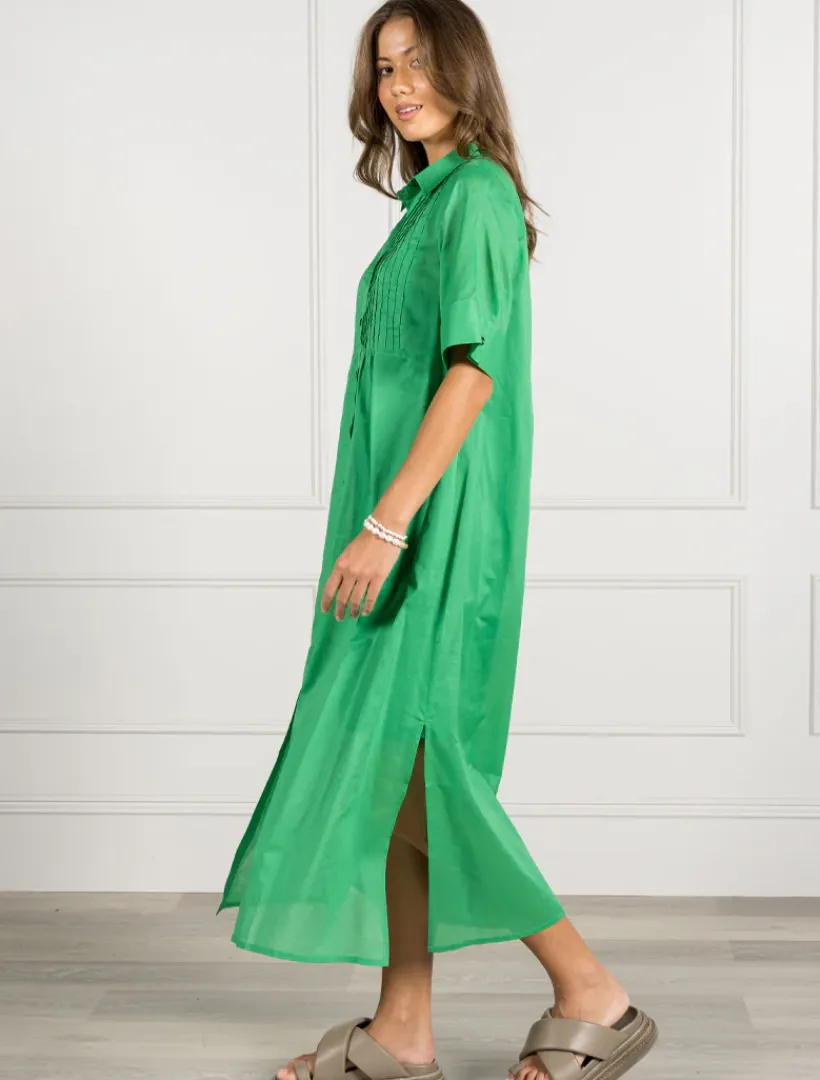 Dresses*Zjoosh Molly Shirt Dress - FINAL SALE Green