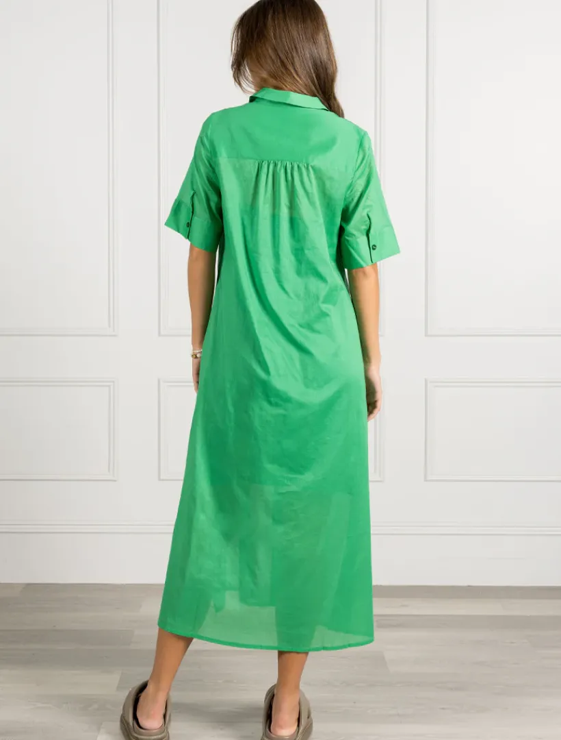 Dresses*Zjoosh Molly Shirt Dress - FINAL SALE Green