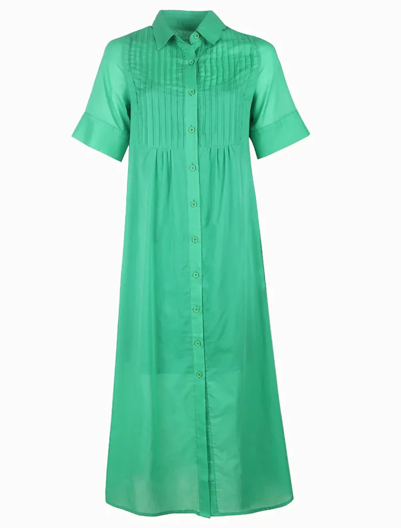 Dresses*Zjoosh Molly Shirt Dress - FINAL SALE Green