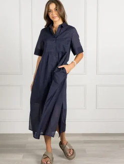Dresses*Zjoosh Molly Shirt Dress - FINAL SALE Navy