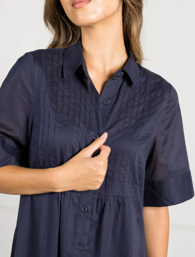 Dresses*Zjoosh Molly Shirt Dress - FINAL SALE Navy