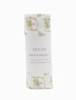 Kids*Zjoosh Muslin Swaddle Flower Urn