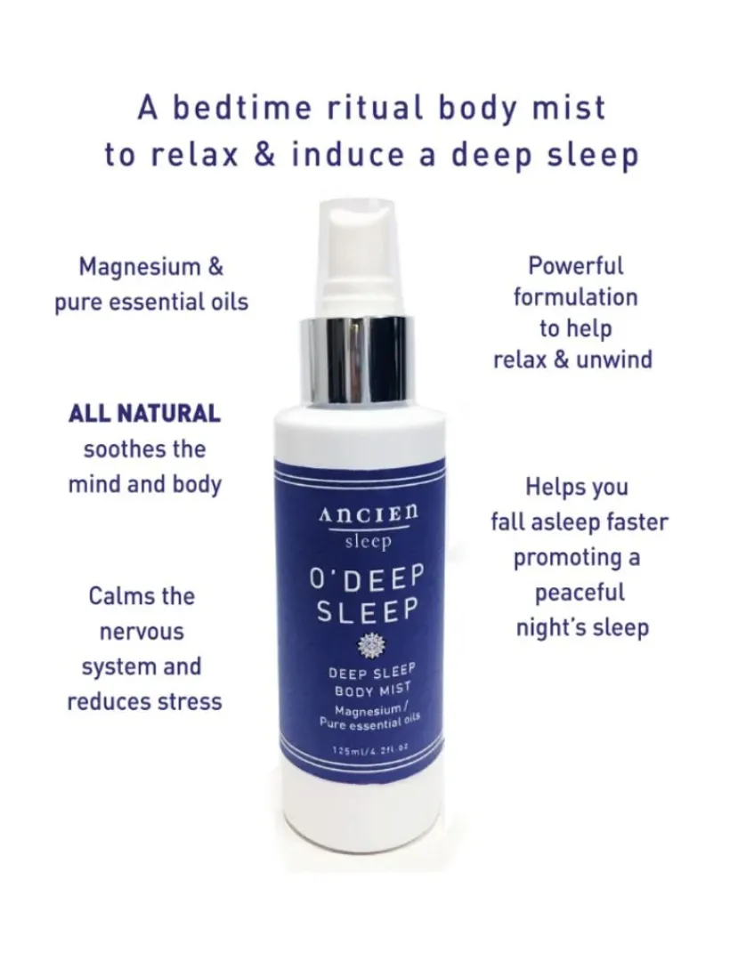 Aromatherapy|Sleep Accessories*3rd Party Other ODeep Sleep Magnesium Body Mist 125ML