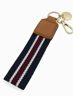 Key Rings*Zjoosh Odie Keyring Navy White Red