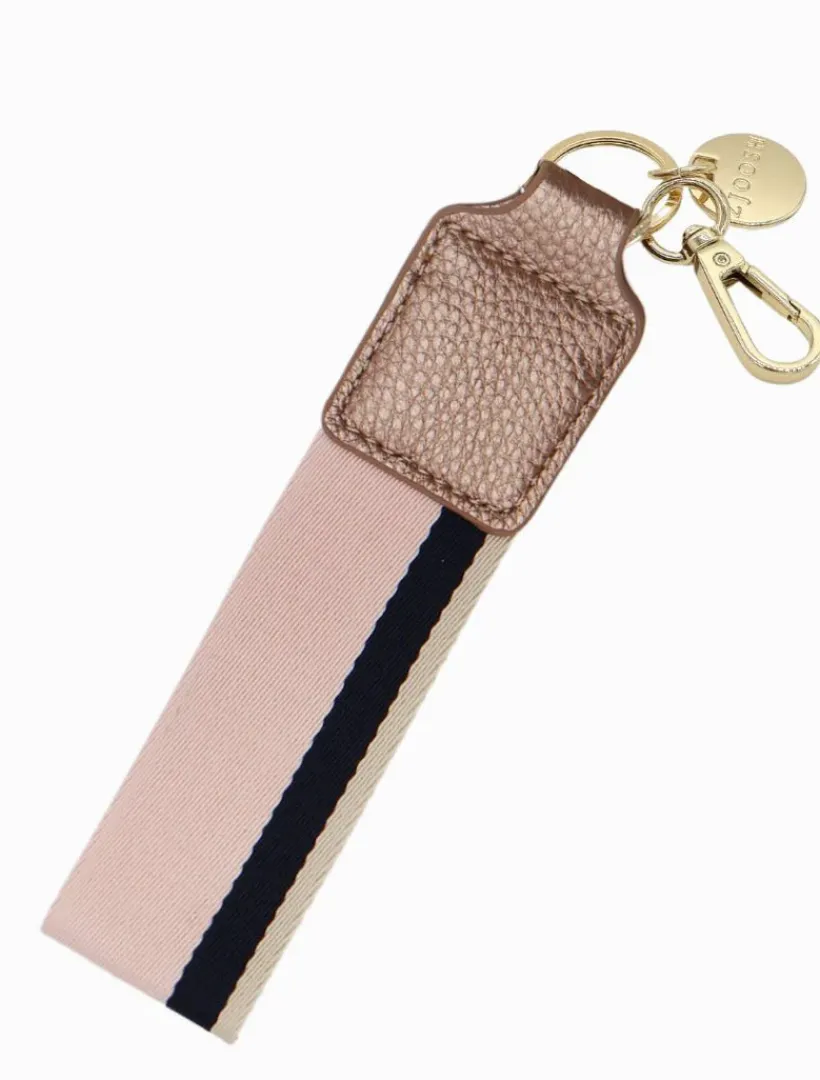Key Rings*Zjoosh Odie Keyring Rose Gold Peach